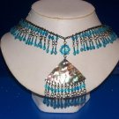 Faceted Blue Zircon Choker -  TBM-SCC-007