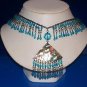 Faceted Blue Zircon Choker -  TBM-SCC-007