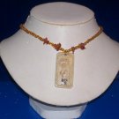 Necklace Japanese Square Glass Beads -TBM-GSN-012