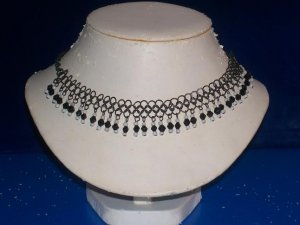 Choker  Black Onyx Stone Beads - TBM-GSC-005