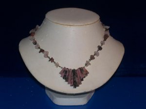 Necklace Jasper Leopard Skin Gemstone - TBM-GSN-025