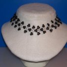 Choker Sterling Silver Wire Black Onyx - TBM-SSC-003