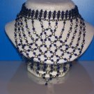 Choker Cobalt Blue Diamond Crystals - TBM-SCC-010