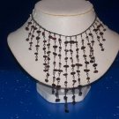 Necklace / Choker Red Garnet Gem Stone -TBM-GSN-026