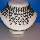 Choker Jet Hematite Crystal Beads - TBM-SCC-011