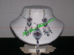 Western Design Necklace & Earrings - TBM-BNS-001