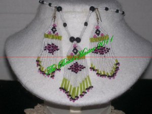 Western Design Necklace & Earring Set - TBM-BNS-002