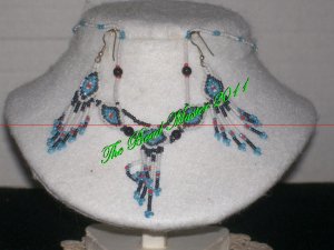 Western Design Necklace & Earring Set - TBM-BNS-003