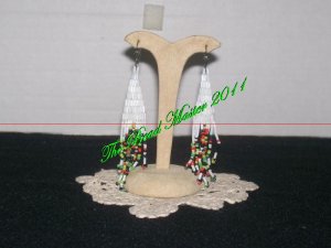 Western Design Earrings  3.5" Long - TBM-BE-004