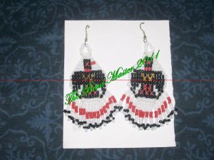 Western Design Earrings 3" Long - TBM-BE-011