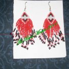 Western Design Earrings 3.5" Long  - TBM-BE-012