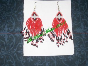 Western Design Earrings 3.5" Long  - TBM-BE-012