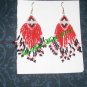 Western Design Earrings 3.5" Long  - TBM-BE-012