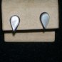 Black Mother Of Pearl Post Earrings - TBM-MOPE-006