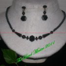 Hematite Necklace & Earring Set - TBM-NES-009