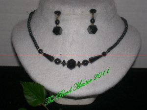 Hematite Necklace & Earring Set - TBM-NES-009