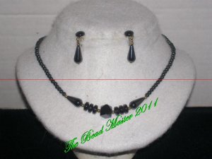 Hematite Necklace & Earring Set - TBM-NES-010