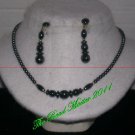 Hematite Necklace & Earring Set - TBM-NES-011