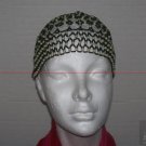 Beaded Caps W/O Fringe -Black & Pearl---TBM-BHP-022
