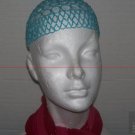 Hand Beaded Caps W/O Fringe-Sky Blue---TBM-BHP-023