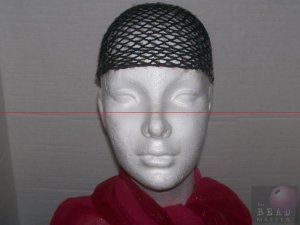 Hand Sequin Caps W/O Fringe - Black --- TBM-BHP-024