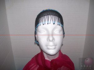 Beaded Caps - Mixed Mainy Black ---TBM-HBP-025