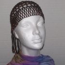 Beaded Head Piece- Dark Brown & Bronze-TBM-BHP-030