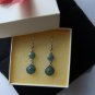 Trendy Dangle Blue and Green Earrings