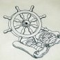Embroidered Nautical Quilt Blocks