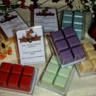 Break-away clamshell melts