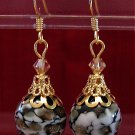 Copper/black Ornament Earrings