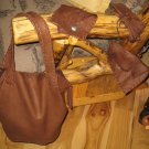 CUSTOM LEATHER TOTE PURSE WITH MATCHING ACCESSORIES