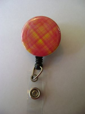 Monogram Retractable Badge Reel C6