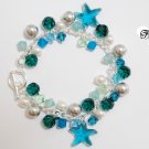 Under The Sea Teal Blue Bracelet