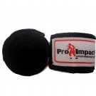 Pro Impact 180" BLACK Elastic MEXICAN HANDWRAPS Boxing MMA $12 Retail