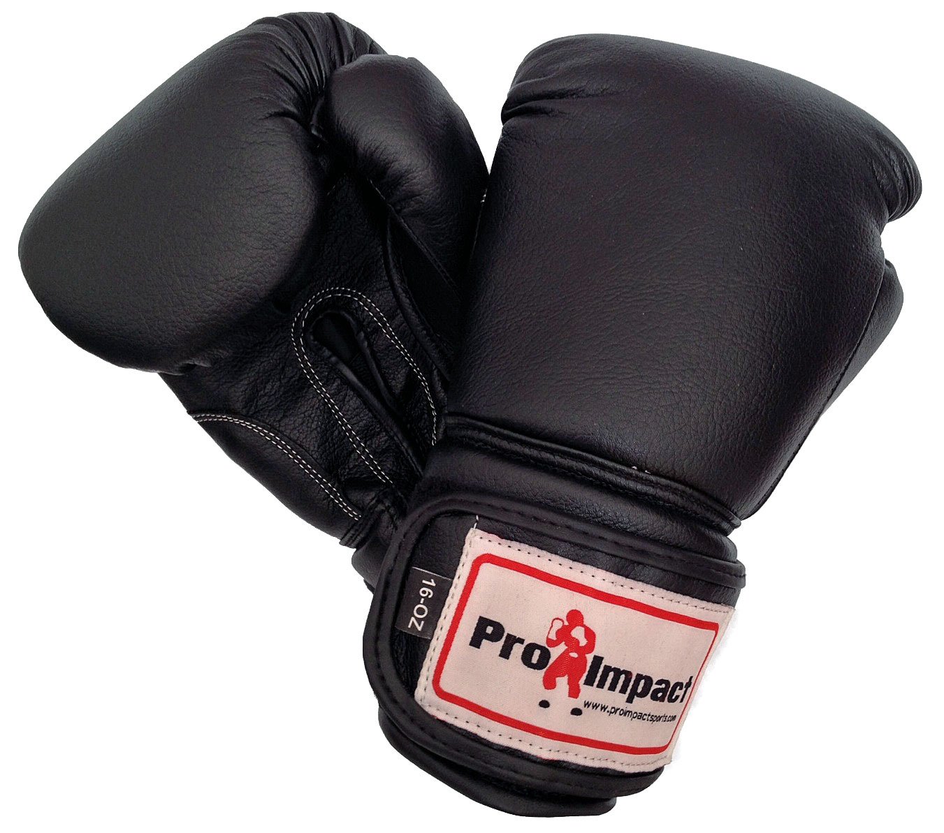 Pro Impact Synthetic Leather Boxing Training Gloves 16 Oz.