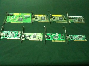 Various PCI Ethernet Cards
