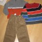 THE CHILDREN PLACE BOYS 2 SWEATERS & CORDUROY 18-24 m
