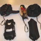 Palm-size leather key chains