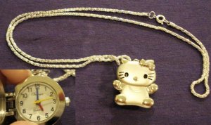 Great Gift for Someone - Hello Kitty Necklace Watch