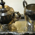 Oneida Silver Set with Tray