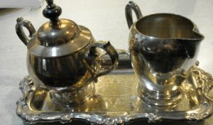 Oneida Silver Set with Tray