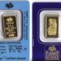 2.5 gram pamp suisse gold bullion Brand New