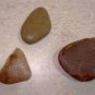 Three Used Litle Rocks From Our River.