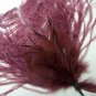 NEW - LOT OF 3 FEATHER FLORAL PICKS - Mauve Color -#651