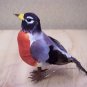 Lot of 2 Musroom/Feather ROBINS - Artificial Birds