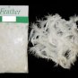 1 Package of white chicken feathers