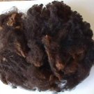 * 1 ounce of Raw COLUMBIA WOOL - BROWN - NEEDLEFELT #4
