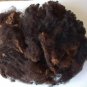 * 1 ounce of Raw COLUMBIA WOOL - BROWN - NEEDLEFELT #4