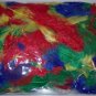 Colorful GOOSE FEATHERS - Christmas Colors - Crafts